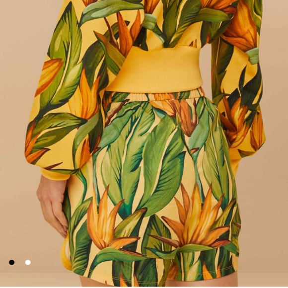 FARM Rio Adidas Birds of Paradise Semi Spark Shorts - Picture 3 of 9